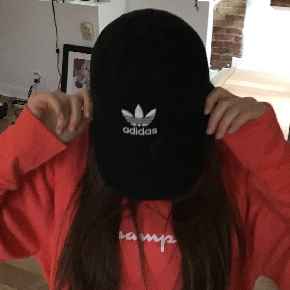 Black adidas hat